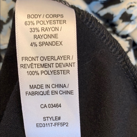 Ricki's Black and grey Ruffled Asymmetrical Tank Top - Picture 4 of 4